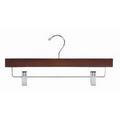 Wooden Pant/Skirt Hanger (Walnut/Chrome)